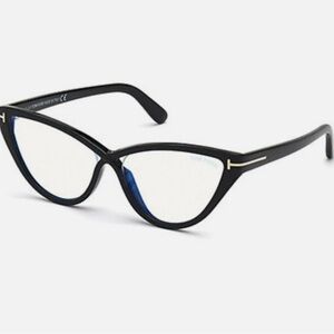 Tom Ford Eyeglasses FT5729-B 00 Black Cat Eye Frames